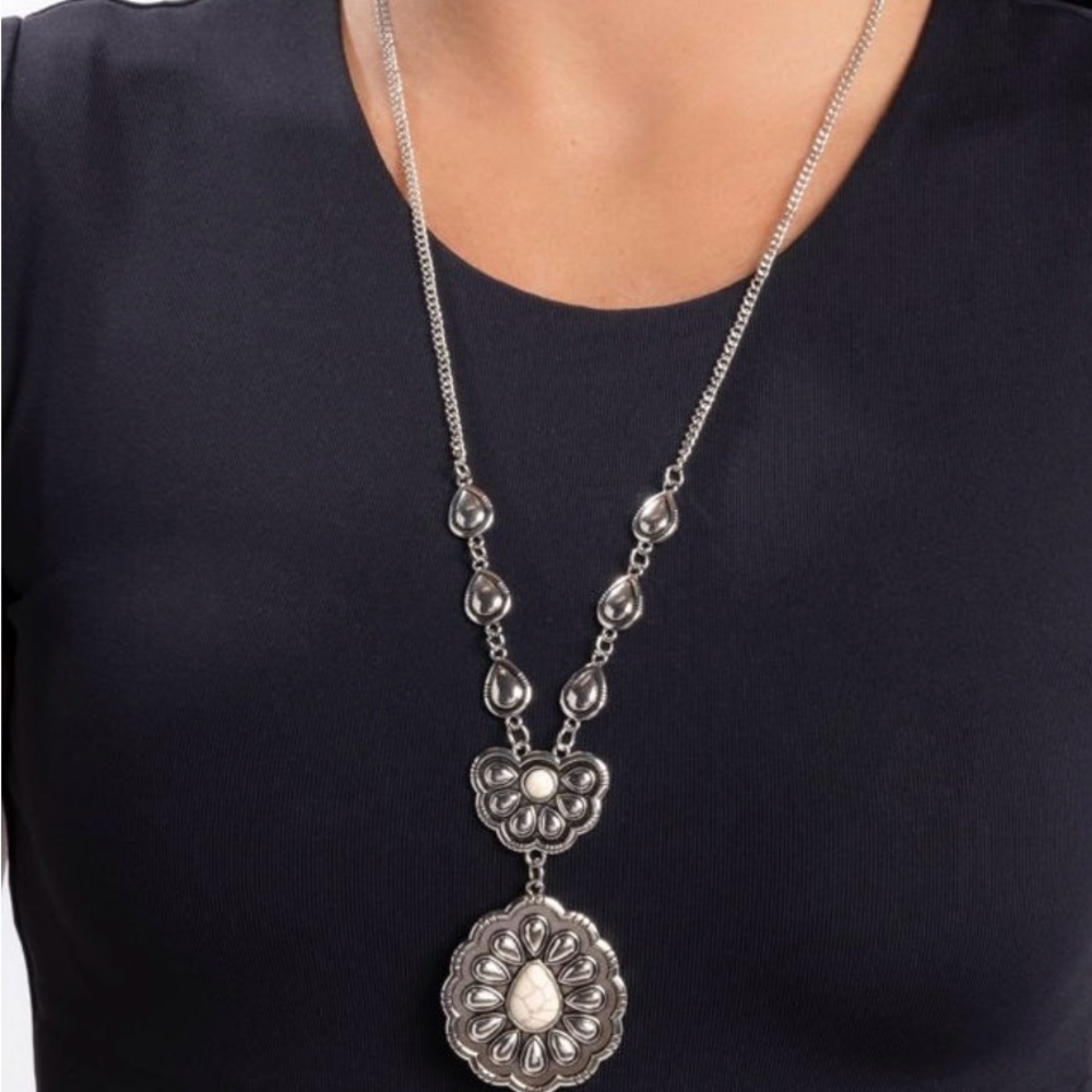 Refreshing Reality - White Necklace
